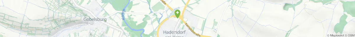 Kartendarstellung des Standorts für Apotheke Zum Auge Gottes in 3493 Hadersdorf am Kamp